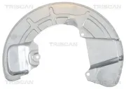 Spritzblech, Bremsscheibe Vorderachse links TRISCAN 8125 27105