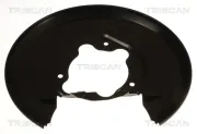 Spritzblech, Bremsscheibe Hinterachse links TRISCAN 8125 40204