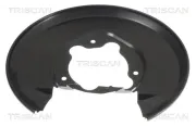 Spritzblech, Bremsscheibe Hinterachse rechts TRISCAN 8125 40205