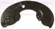 Spritzblech, Bremsscheibe Vorderachse rechts TRISCAN 8125 81101
