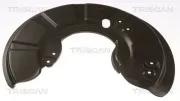 Spritzblech, Bremsscheibe Vorderachse links TRISCAN 8125 81102