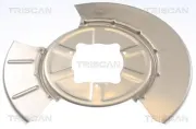 Spritzblech, Bremsscheibe Hinterachse links TRISCAN 8125 81204