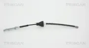 Seilzug, Feststellbremse hinten links hinten rechts TRISCAN 8140 161115