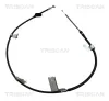 Seilzug, Feststellbremse hinten links TRISCAN 8140 691201