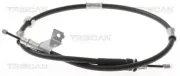 Seilzug, Feststellbremse hinten links TRISCAN 8140 80136