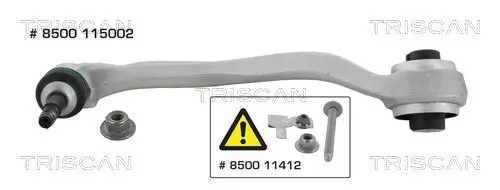 Lenker, Radaufhängung Vorderachse links außen unten vorne TRISCAN 8500 115002 Bild Lenker, Radaufhängung Vorderachse links außen unten vorne TRISCAN 8500 115002