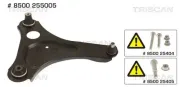 Lenker, Radaufhängung Vorderachse rechts außen unten TRISCAN 8500 255005