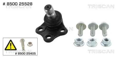Trag-/Führungsgelenk Vorderachse außen unten TRISCAN 8500 25528