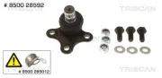 Trag-/Führungsgelenk Vorderachse außen unten TRISCAN 8500 28592