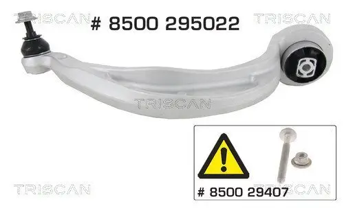 Lenker, Radaufhängung Vorderachse links außen hinten unten TRISCAN 8500 295022 Bild Lenker, Radaufhängung Vorderachse links außen hinten unten TRISCAN 8500 295022