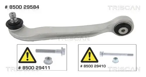 Lenker, Radaufhängung TRISCAN 8500 29584