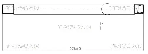 Hydraulikschlauch, Lenkung vom Ölbehälter zur hydraulischen Lenkungspumpe TRISCAN 8516 11008 Bild Hydraulikschlauch, Lenkung vom Ölbehälter zur hydraulischen Lenkungspumpe TRISCAN 8516 11008