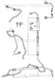 Hydraulikschlauch, Lenkung von Hydraulikpumpe nach Lenkgetriebe TRISCAN 8516 11010