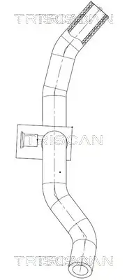 Hydraulikschlauch, Lenkung vom Ölbehälter zur hydraulischen Lenkungspumpe TRISCAN 8516 11016