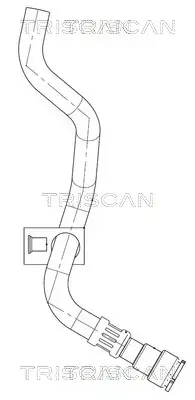Hydraulikschlauch, Lenkung vom Ölkühler zum Ölbehälter TRISCAN 8516 11021 Bild Hydraulikschlauch, Lenkung vom Ölkühler zum Ölbehälter TRISCAN 8516 11021