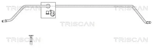 Hydraulikschlauch, Lenkung von Hydraulikpumpe nach Lenkgetriebe von Lenkgetriebe nach Ausgleichsbehälter TRISCAN 8516 16042 Bild Hydraulikschlauch, Lenkung von Hydraulikpumpe nach Lenkgetriebe von Lenkgetriebe nach Ausgleichsbehälter TRISCAN 8516 16042