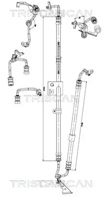 Hydraulikschlauch, Lenkung von Hydraulikpumpe nach Lenkgetriebe TRISCAN 8516 23012 Bild Hydraulikschlauch, Lenkung von Hydraulikpumpe nach Lenkgetriebe TRISCAN 8516 23012
