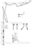 Hydraulikschlauch, Lenkung von Hydraulikpumpe nach Lenkgetriebe TRISCAN 8516 29008