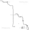 Hydraulikschlauch, Lenkung von Lenkgetriebe nach Ausgleichsbehälter TRISCAN 8516 29011