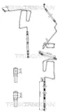 Hydraulikschlauch, Lenkung von Hydraulikpumpe nach Lenkgetriebe TRISCAN 8516 29050