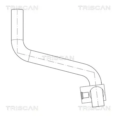 Hydraulikschlauch, Lenkung vom Ölkühler zum Ölbehälter TRISCAN 8516 29062
