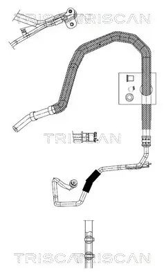 Hydraulikschlauch, Lenkung von Lenkgetriebe nach Ausgleichsbehälter TRISCAN 8516 29087
