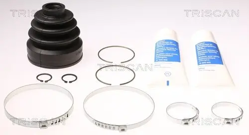 Faltenbalgsatz, Antriebswelle Hinterachse links Hinterachse rechts radseitig TRISCAN 8540 15822
