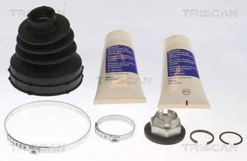 Faltenbalgsatz, Antriebswelle Vorderachse links getriebeseitig TRISCAN 8540 16930