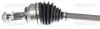 Antriebswelle Vorderachse links TRISCAN 8540 28727 Bild Antriebswelle Vorderachse links TRISCAN 8540 28727