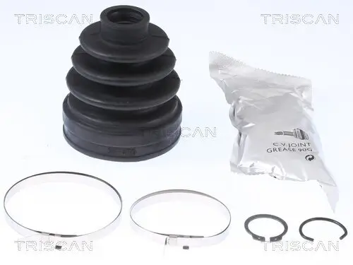 Faltenbalgsatz, Antriebswelle Vorderachse links getriebeseitig TRISCAN 8540 81901 Bild Faltenbalgsatz, Antriebswelle Vorderachse links getriebeseitig TRISCAN 8540 81901