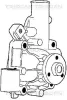 Wasserpumpe, Motorkühlung TRISCAN 8600 10935 Bild Wasserpumpe, Motorkühlung TRISCAN 8600 10935