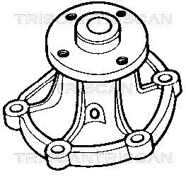 Wasserpumpe, Motorkühlung TRISCAN 8600 13865 Bild Wasserpumpe, Motorkühlung TRISCAN 8600 13865