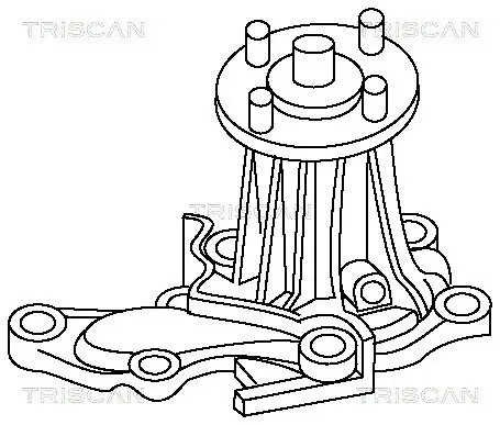 Wasserpumpe, Motorkühlung TRISCAN 8600 13991 Bild Wasserpumpe, Motorkühlung TRISCAN 8600 13991