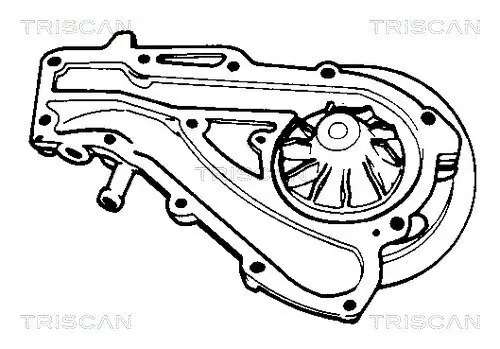Wasserpumpe, Motorkühlung TRISCAN 8600 25814 Bild Wasserpumpe, Motorkühlung TRISCAN 8600 25814