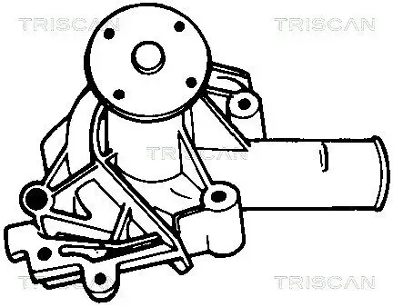 Wasserpumpe, Motorkühlung TRISCAN 8600 42816 Bild Wasserpumpe, Motorkühlung TRISCAN 8600 42816
