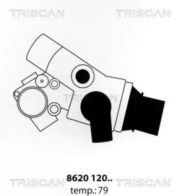 Thermostat, Kühlmittel TRISCAN 8620 12079 Bild Thermostat, Kühlmittel TRISCAN 8620 12079