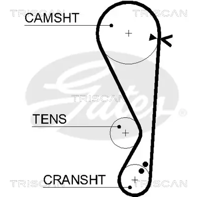 Zahnriemen TRISCAN 8645 5568XS