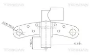 Impulsgeber, Kurbelwelle TRISCAN 8855 25102