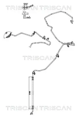 Hochdruck-/Niederdruckleitung, Klimaanlage TRISCAN 9010 10005 Bild Hochdruck-/Niederdruckleitung, Klimaanlage TRISCAN 9010 10005