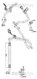 Hochdruck-/Niederdruckleitung, Klimaanlage hinten TRISCAN 9010 10008