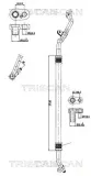 Hochdruck-/Niederdruckleitung, Klimaanlage TRISCAN 9010 10015