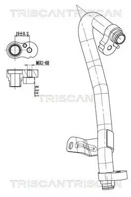 Hochdruck-/Niederdruckleitung, Klimaanlage hinten TRISCAN 9010 10017 Bild Hochdruck-/Niederdruckleitung, Klimaanlage hinten TRISCAN 9010 10017