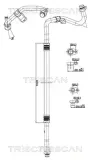 Hochdruck-/Niederdruckleitung, Klimaanlage vorne TRISCAN 9010 10030