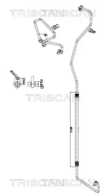 Hochdruck-/Niederdruckleitung, Klimaanlage TRISCAN 9010 10034 Bild Hochdruck-/Niederdruckleitung, Klimaanlage TRISCAN 9010 10034