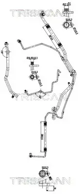 Hochdruck-/Niederdruckleitung, Klimaanlage TRISCAN 9010 10042 Bild Hochdruck-/Niederdruckleitung, Klimaanlage TRISCAN 9010 10042