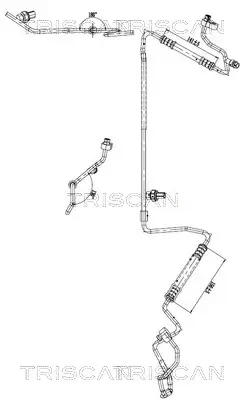 Hochdruck-/Niederdruckleitung, Klimaanlage TRISCAN 9010 11011 Bild Hochdruck-/Niederdruckleitung, Klimaanlage TRISCAN 9010 11011