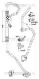 Hochdruck-/Niederdruckleitung, Klimaanlage TRISCAN 9010 11028