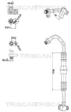 Hochdruck-/Niederdruckleitung, Klimaanlage TRISCAN 9010 11035