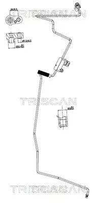Hochdruck-/Niederdruckleitung, Klimaanlage TRISCAN 9010 13002 Bild Hochdruck-/Niederdruckleitung, Klimaanlage TRISCAN 9010 13002