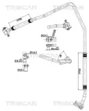 Hochdruck-/Niederdruckleitung, Klimaanlage TRISCAN 9010 15008
